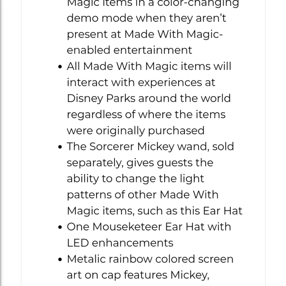 🎆 Disney Parks - Mickey Ears hat - light up glow with the show 🎆 - Picture 10 of 10